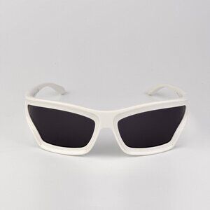 Loewe LW40143U Sunglasses – White Wraparound Shield Frame | Model LW40143U 25A